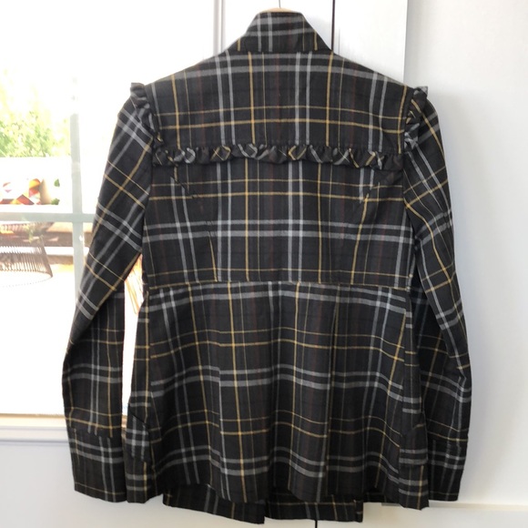 Rampage brand grey plaid jacket (S) - Picture 5 of 8